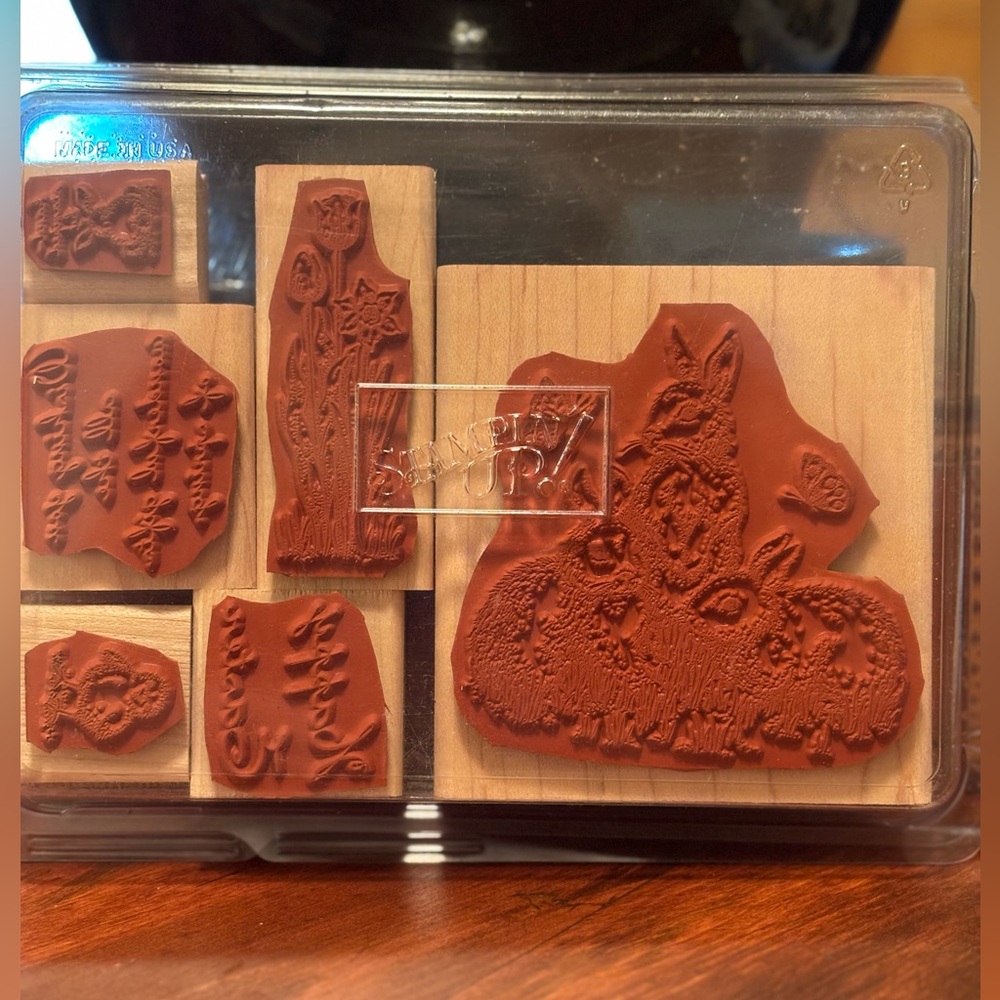 Vintage 2000 STAMPIN’ UP stamp set, “Gifts of Spring” - Picture 2 of 4